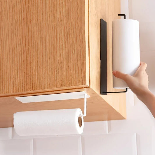 Kitchen Carbon Steel Paper Towel Holder